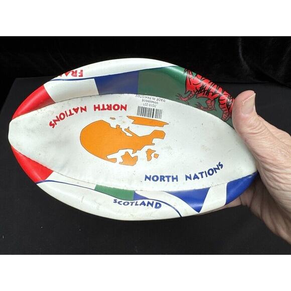 Kipsta Decathlon Deflated Rugby Ball North Nations Wales Ireland -C4￼ - Picture 1 of 7